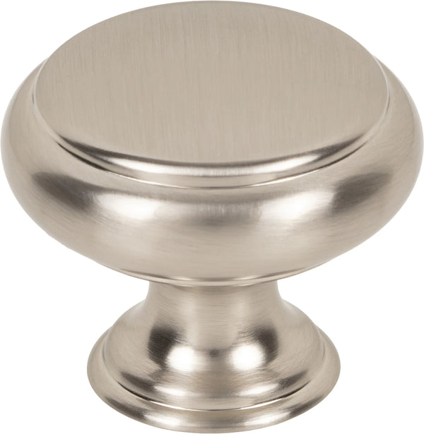 Pemberton Bayridge Knob 1 1/4'' Brushed Satin Nickel TK3430BSN