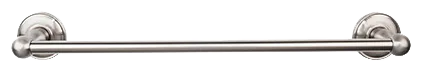 Edwardian Bath 30'' Single Towel Bar - Plain Backplate ED10BSND Brushed Satin Nickel