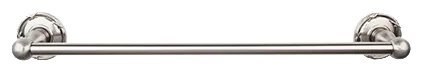 Edwardian Bath 30'' Single Towel Bar - Ribbon Backplate ED10BSNE Brushed Satin Nickel
