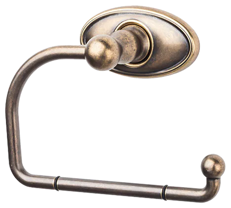 Edwardian Bath Tissue Hook - Oval Backplate ED4GBZC German Bronze