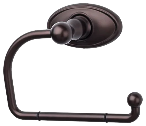 Edwardian Bath Tissue Hook - Oval Backplate ED4ORBC Oil Rubbed Bronze