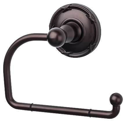 Edwardian Bath Tissue Hook - Ribbon Backplate ED4ORBE Oil Rubbed Bronze