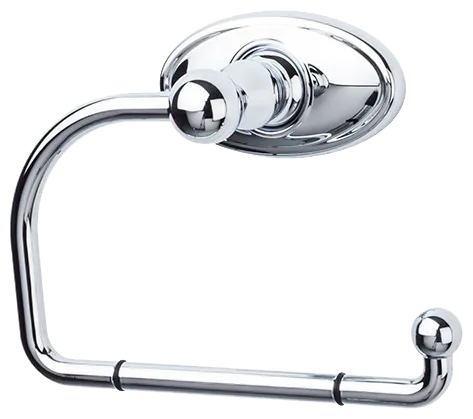 Edwardian Bath Tissue Hook - Oval Backplate ED4PCC Polished Chrome