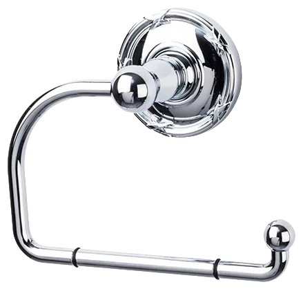Edwardian Bath Tissue Hook - Ribbon Backplate ED4PCE Polished Chrome