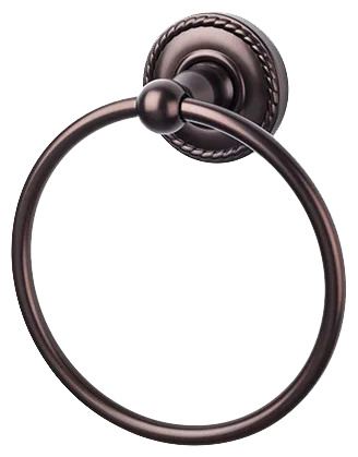 Edwardian Bath Ring - Rope Backplate ED5ORBF Oil Rubbed Bronze