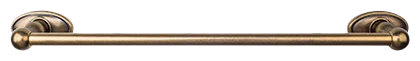 Edwardian Bath 18'' Single Towel Bar - Oval Backplate ED6GBZC German Bronze