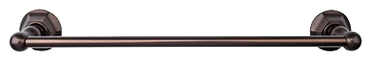 Edwardian Bath 18'' Single Towel Bar - Hex Backplate ED6ORBB Oil Rubbed Bronze
