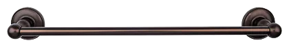 Edwardian Bath 18'' Single Towel Bar - Plain Backplate ED6ORBD Oil Rubbed Bronze