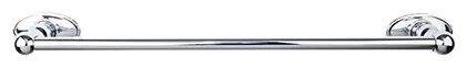 Edwardian Bath 18'' Single Towel Bar - Oval Backplate ED6PCC Polished Chrome