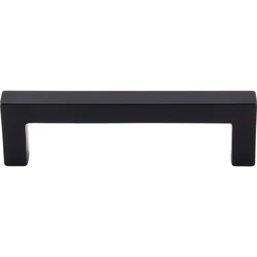 Nouveau III Square Bar Pull 3 3/4'' cc M1162 Flat Black