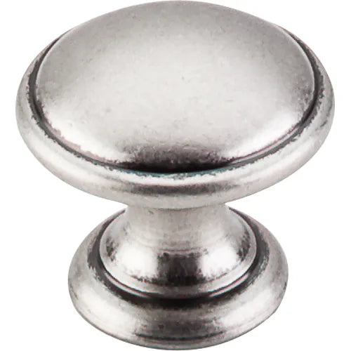 Dakota Rounded Knob 1 1/4'' M1226 Antique Pewter