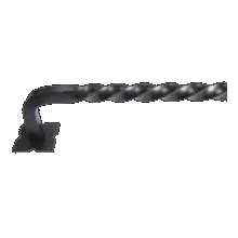 Normandy Twist Appliance Pull 24'' cc M1246-24 Patina Black