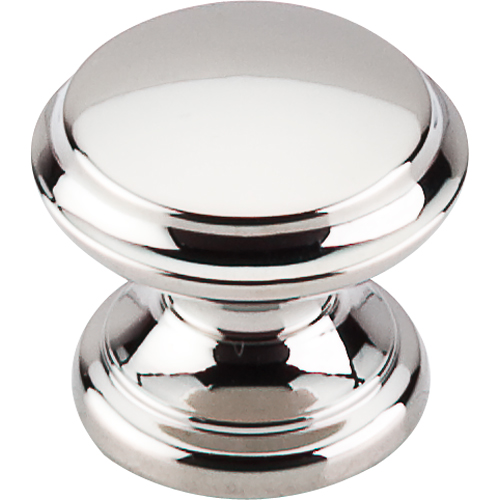 Asbury Flat Top Knob 1 3/8'' M1304 Polished Nickel