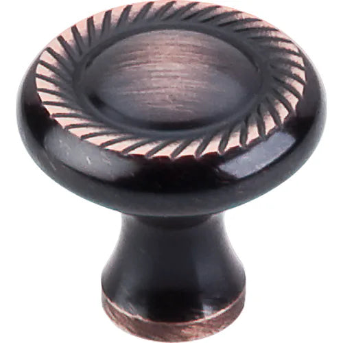 Somerset II Swirl Cut Knob 1 1/4'' M1586 Tuscan Bronze