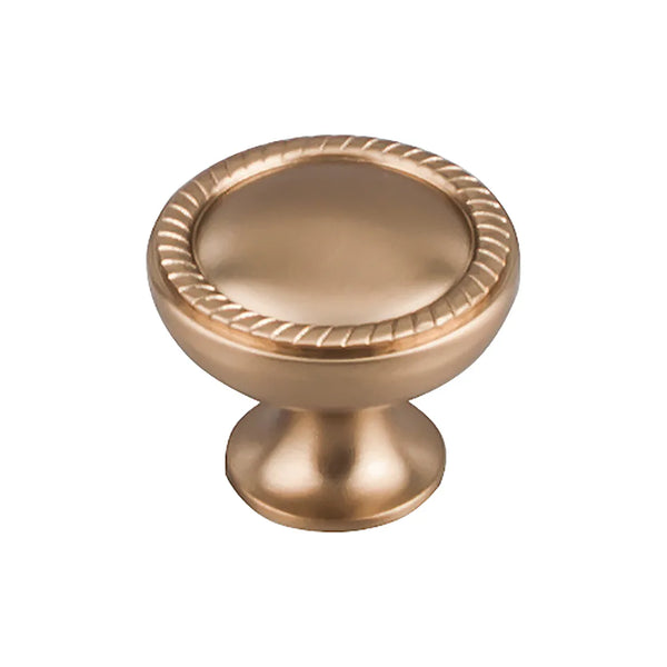 Edwardian Emboss Knob 1 1/4'' M1671 Brushed Bronze