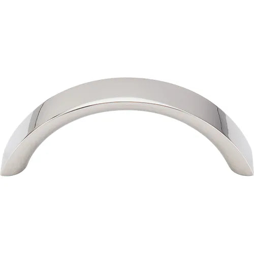 Nouveau Crescent Pull 3'' cc M1737 Polished Nickel
