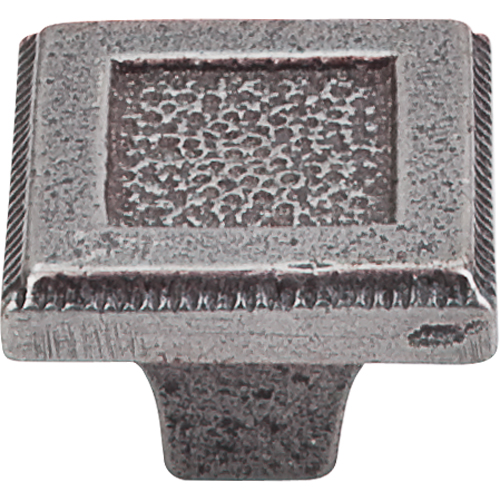 Britannia Square Inset Knob 1 5/16'' M1820 Cast Iron
