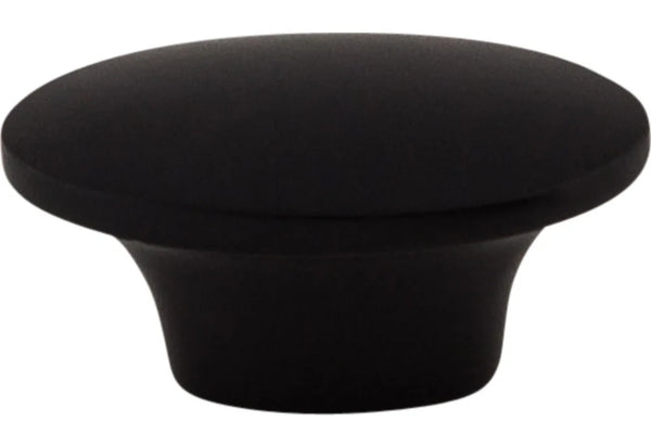 Dakota Oval Knob 1 1/2'' Flat Black M1876