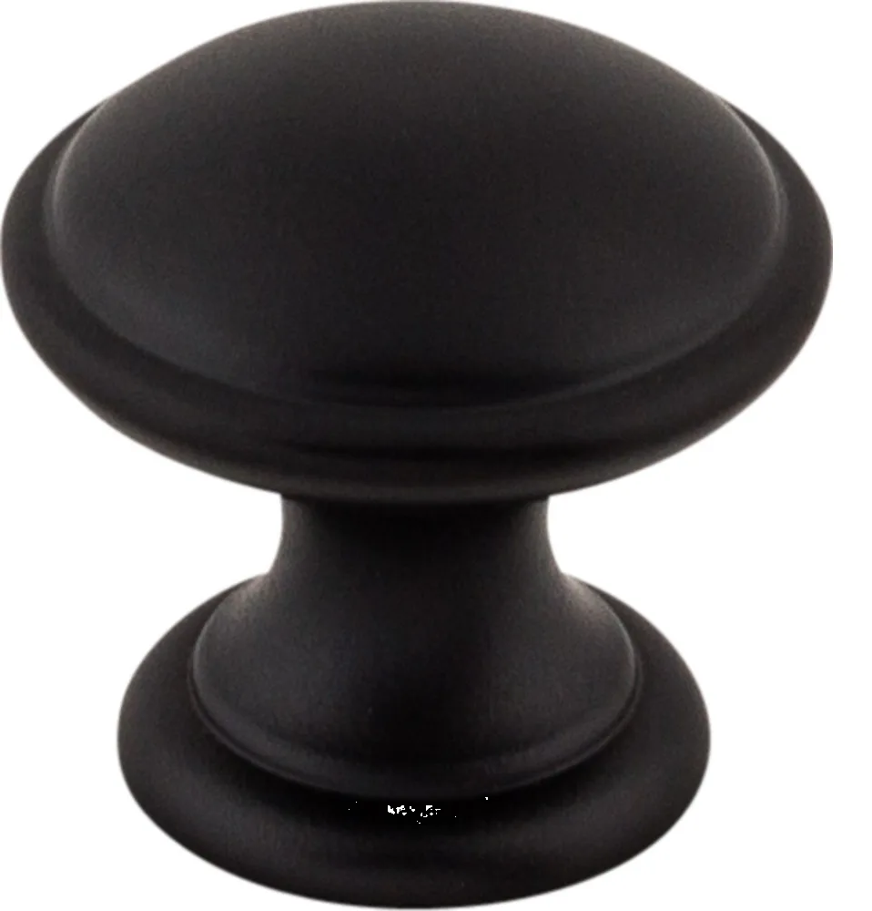 Dakota Rounded Knob 1 1/4'' Flat Black M1878