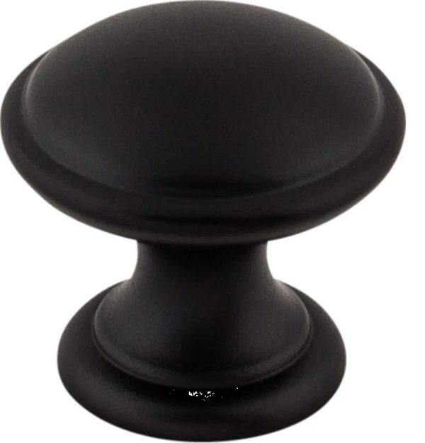 Dakota Rounded Knob 1 1/4'' Flat Black M1878