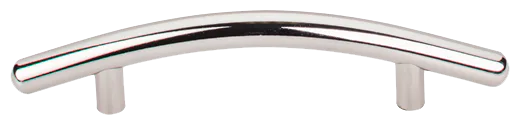 Nouveau Curved Bar Pull 3 3/4'' cc M1951 Polished Nickel