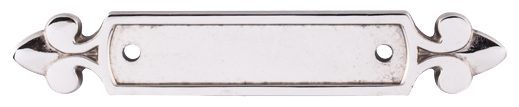 Tuscany Dover Backplate 2 1/2'' M2133 Polished Nickel