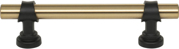 Dakota Bit Pull 3 3/4 Inch Honey Bronze and Flat Black M2705