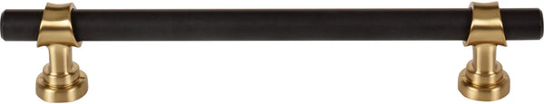 Dakota Bit Pull 6 5/16 Inch Flat Black and Honey Bronze M2728