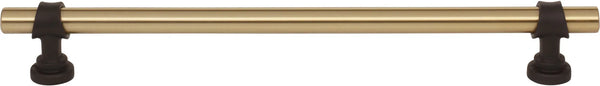Dakota Bit Pull 8 13/16 Inch Honey Bronze and Flat Black M2753