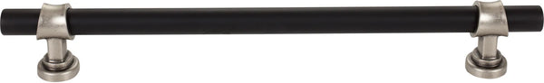 Dakota Bit Appliance Pull 18 Inch Flat Black and Pewter Antique M2790