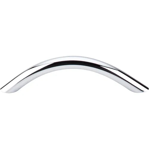 Nouveau Curved Wire Pull 3 3/4'' cc M425 Polished Chrome