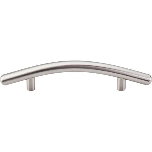 Nouveau Curved Bar Pull 3 3/4'' cc M534 Brushed Satin Nickel