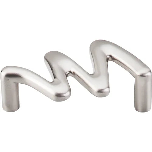 Nouveau II Squiggly Pull 2 1/2'' cc M564 Brushed Satin Nickel