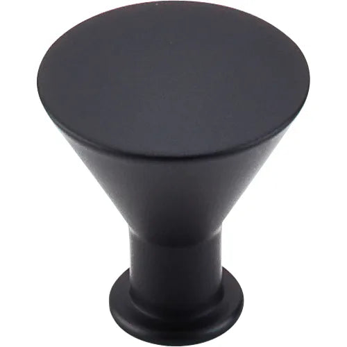 Nouveau II Cocktail Knob 1 3/16'' M587 Flat Black