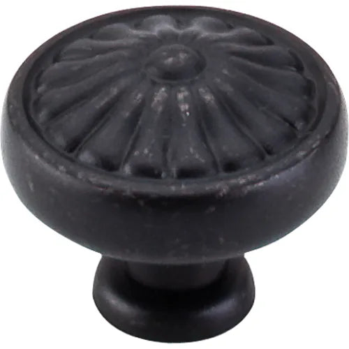 Normandy Flower Knob 1 1/4'' M602 Patina Black
