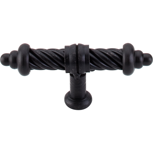 Normandy T-shaped Twist Knob 3 5/8'' M629 Patina Black