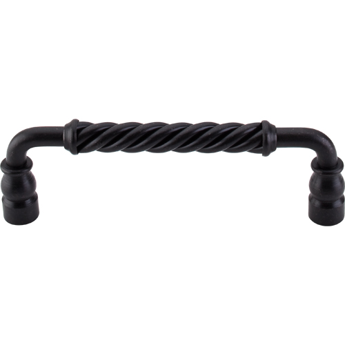Normandy Twisted Bar Pull 6'' cc M671 Patina Black