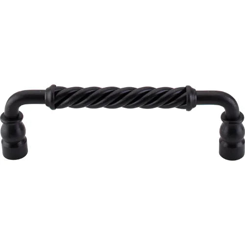 Normandy Twisted Bar Pull 6'' cc M671 Patina Black