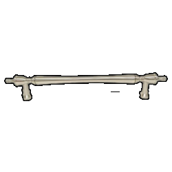 Somerset Finial Appliance Pull 18'' cc M819-18 Brushed Satin Nickel