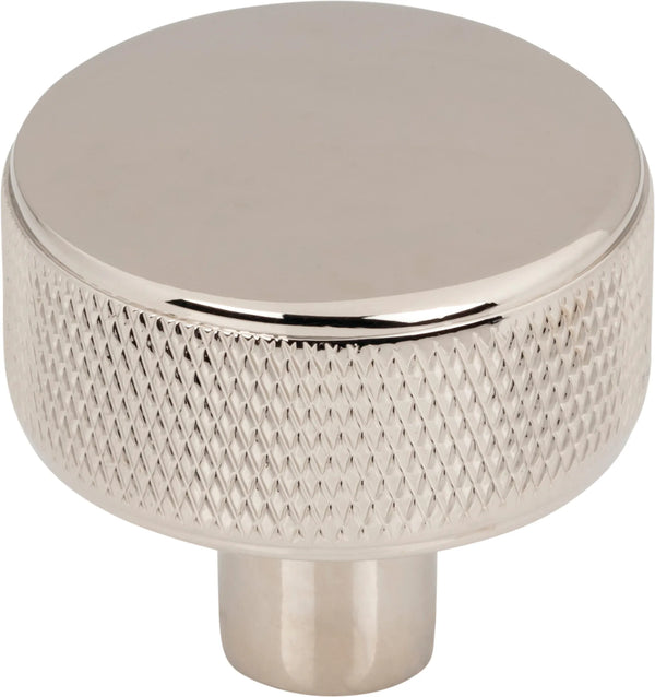 Garrison Burnham Round Knob 1 1/4'' Polished Nickel TK3230PN