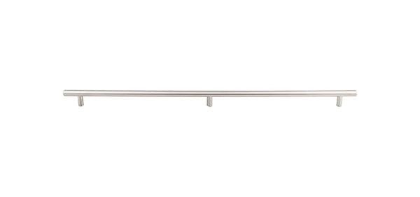 Stainless Solid Bar Pull 3 Posts 2x 18 1/8'' cc 12