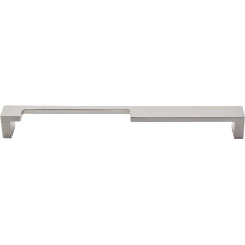 Sanctuary II Modern Metro Notch Pull A 9'' cc TK258BSN Brushed Satin Nickel