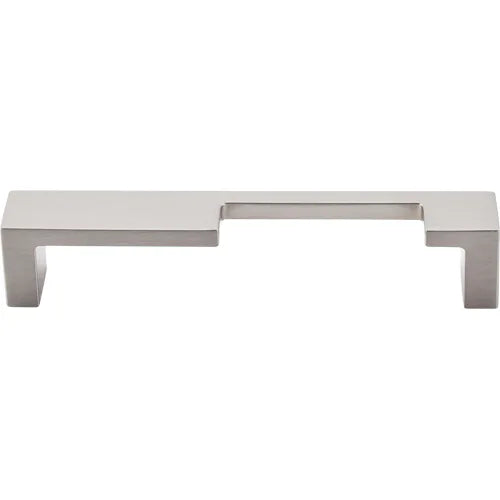Sanctuary II Modern Metro Notch Pull B 5'' cc TK259BSN Brushed Satin Nickel