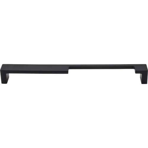 Sanctuary II Modern Metro Notch Pull B 9'' cc TK261BLK Flat Black