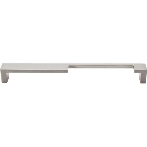 Sanctuary II Modern Metro Notch Pull B 9'' cc TK261BSN Brushed Satin Nickel