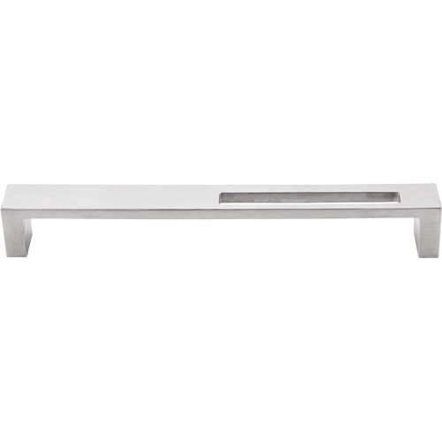 Sanctuary II Modern Metro Slot Pull 7'' cc TK267SS Brushed Stainless Steel