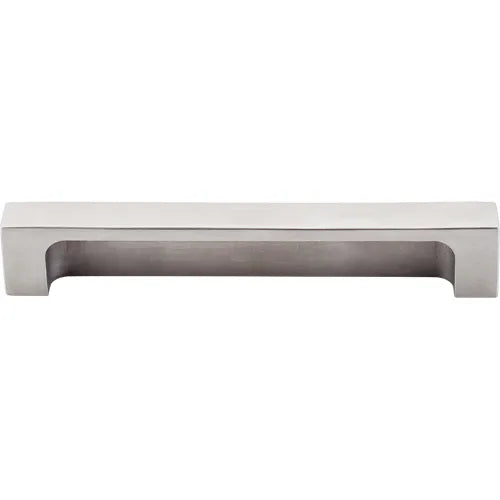 Sanctuary II Modern Metro Tab Pull 5'' cc TK276SS Brushed Stainless Steel