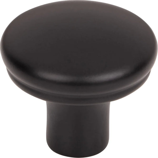Ellis Julian Oval Knob 1 1/8'' Flat Black TK3050BLK