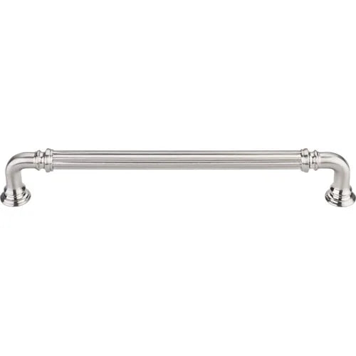 Chareau Reeded Pull 7'' cc TK324BSN Brushed Satin Nickel