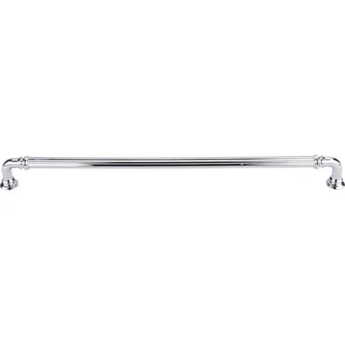 Chareau Reeded Pull 12'' cc TK326PC Polished Chrome